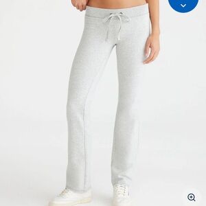 aeropostale gray flare sweatpants